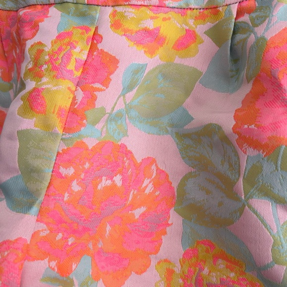 New Aritzia Wilfred Neon Floral Shorts - Fabric Made in France - US Size 6 - Picture 7 of 10